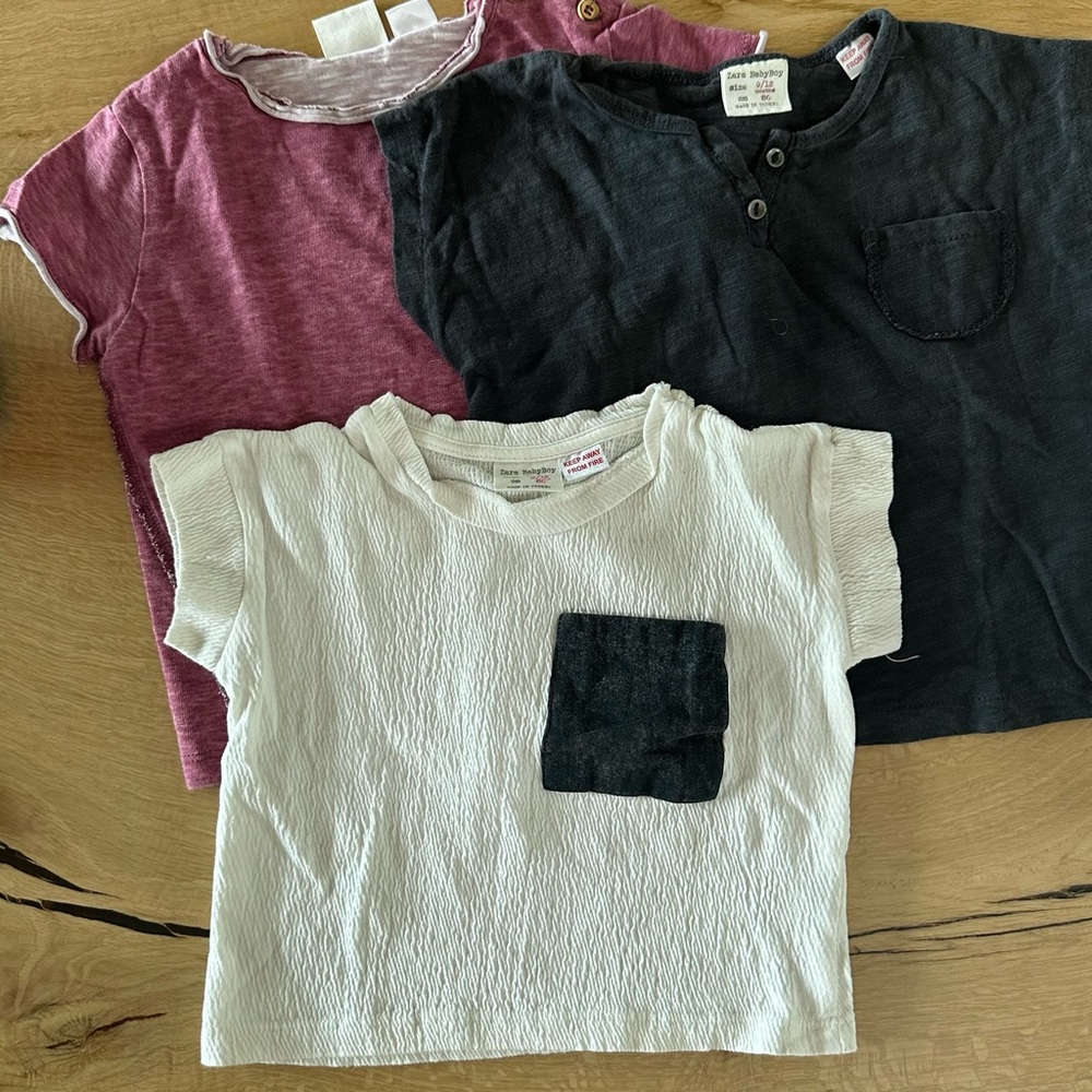 Kids' Multi-Color Pocket T-Shirts